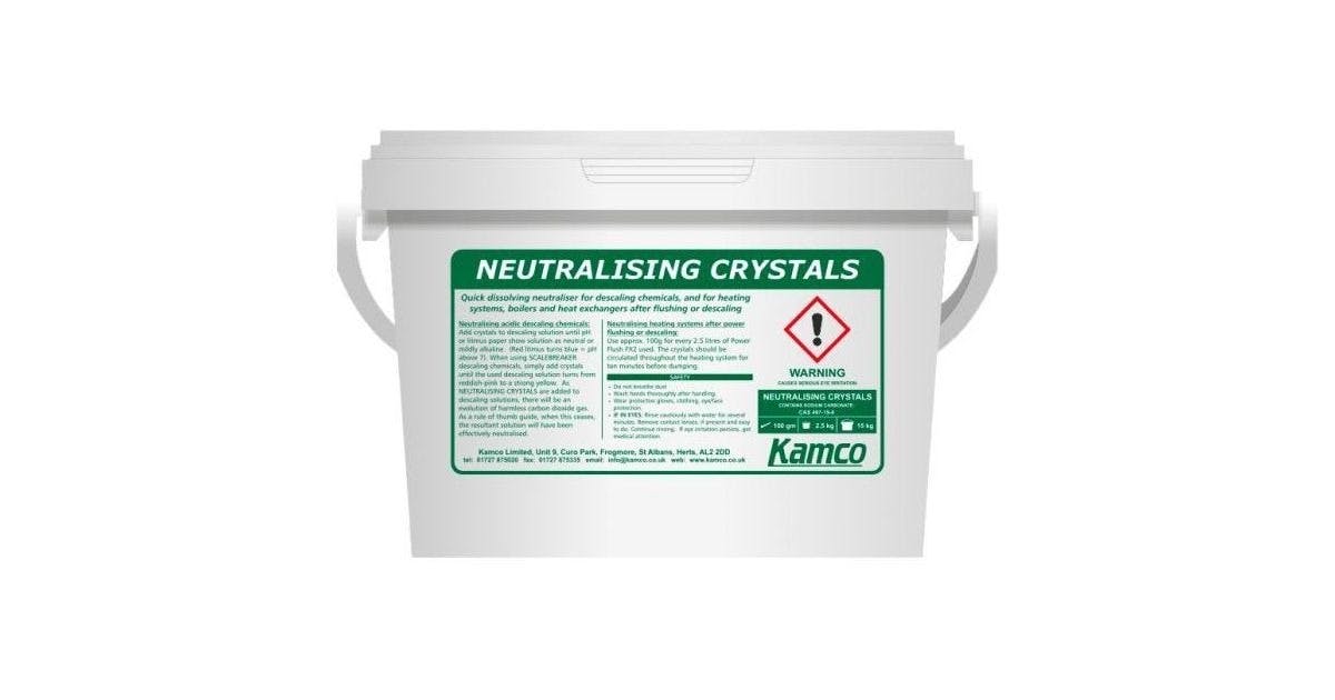 Neutralising crystals